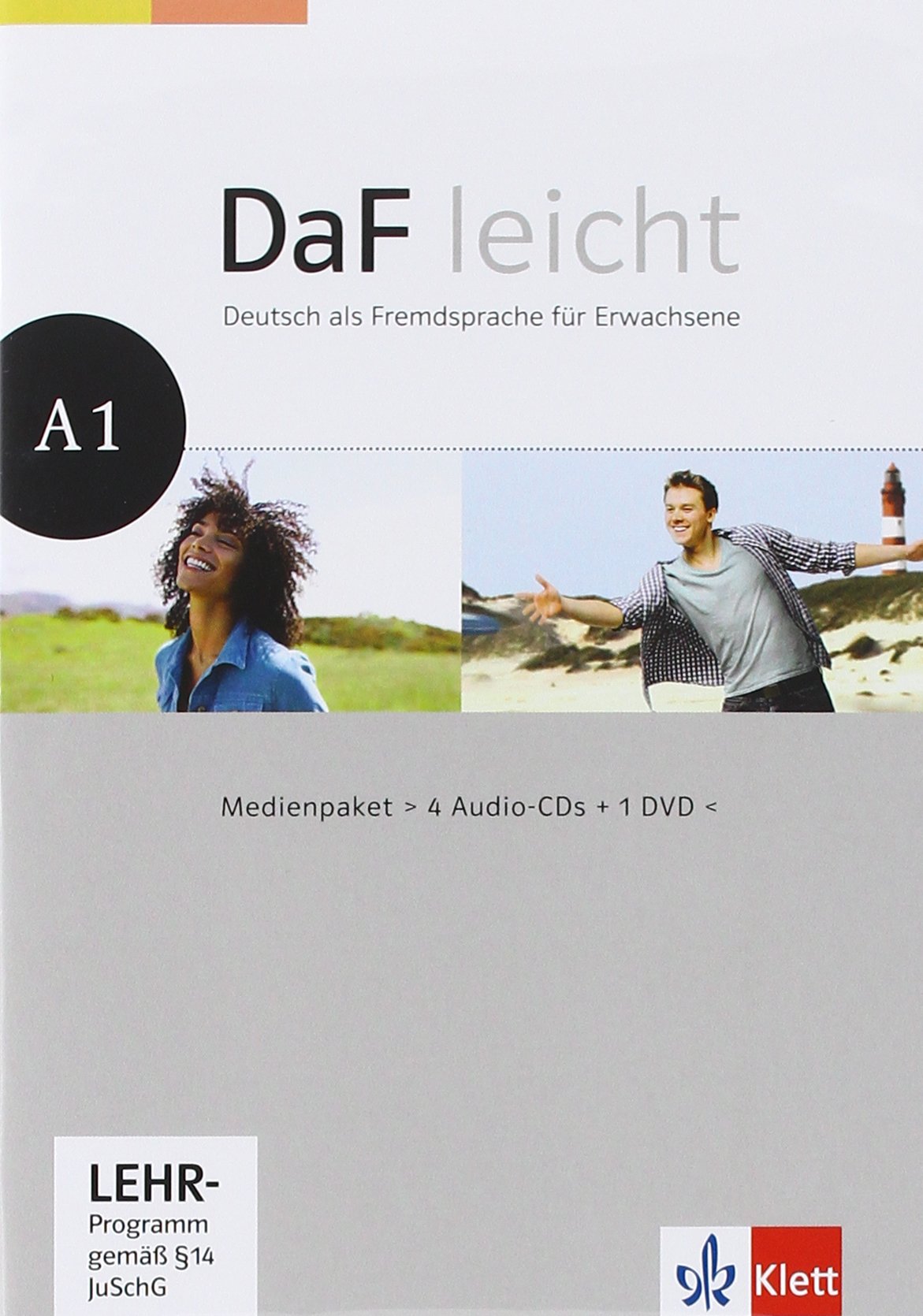 DaF leicht Medienpaket A1 (A1.1 + A1.2) mit 4 CDs + 1 DVD