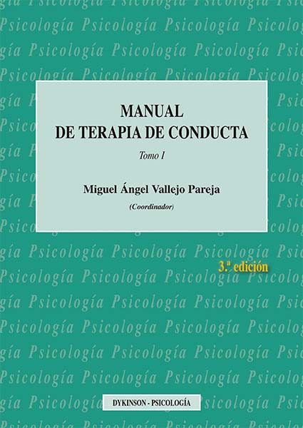 Manual de terapia de conducta. Vol. 1 (2016) (Impresión bajo demanda)