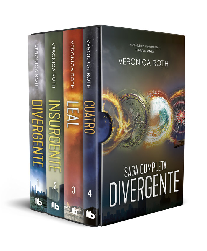 DIVERGENTE ESTUCHE DIVERGENTE INSURGENTE LEAL CUATRO