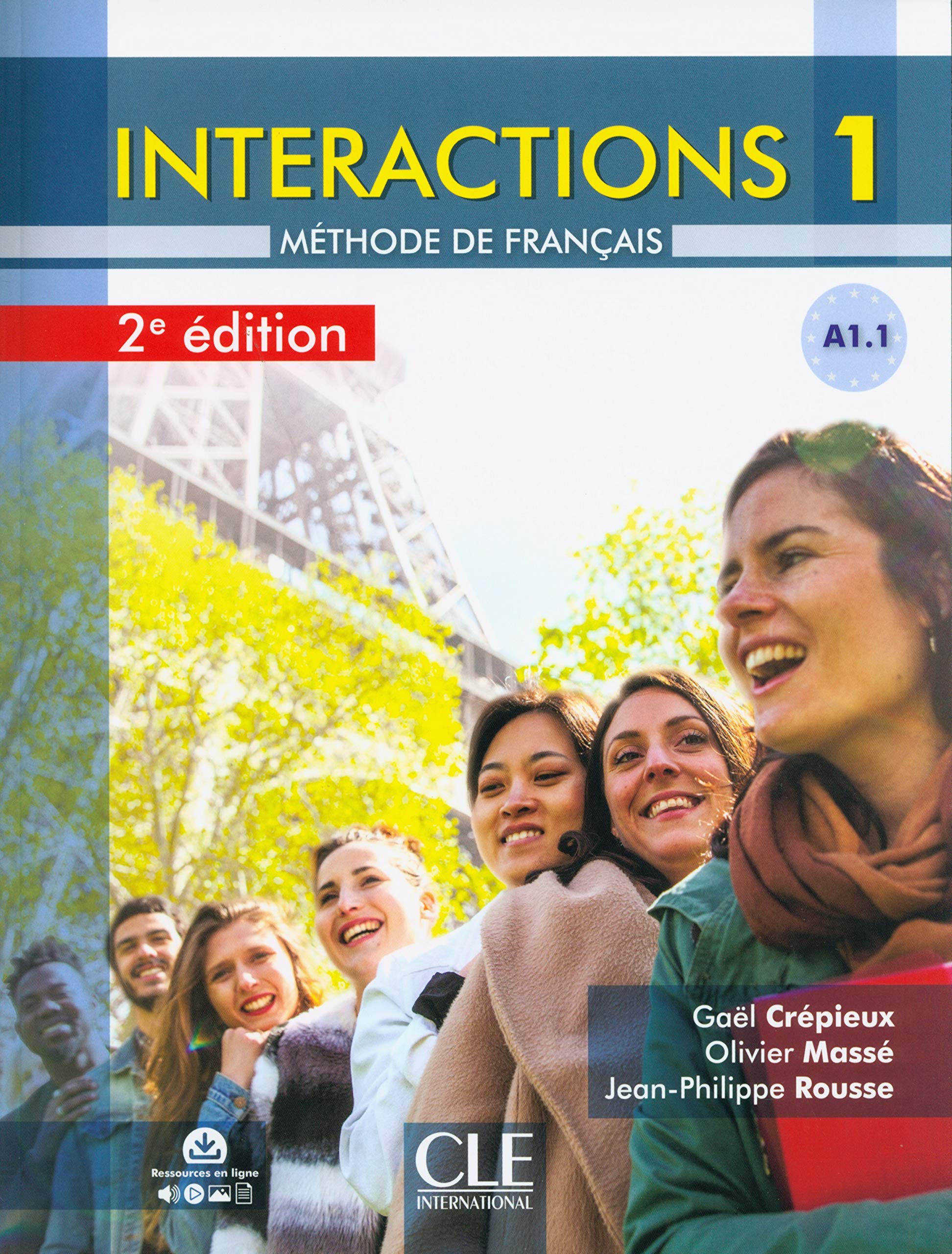 Interactions 1 - Niveau A1.1 - Livre de l'élève + Audio téléchargeable en ligne - 2ème édition