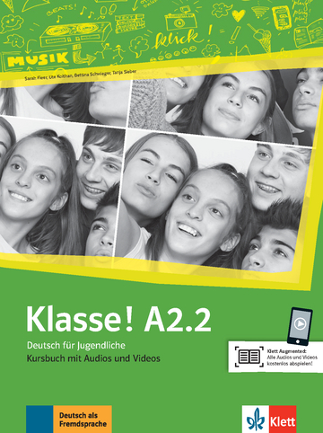 Klasse! A2.2 Kursbuch mit Audios und Videos