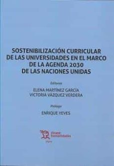 Sostenibilización curricular de las universidades en el marco de la agenda 2030 de las Naciones Unidas