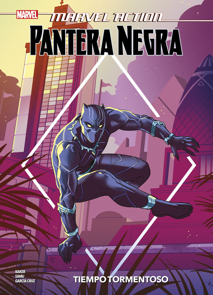 Marvel action pantera negra. tiempo tormentoso