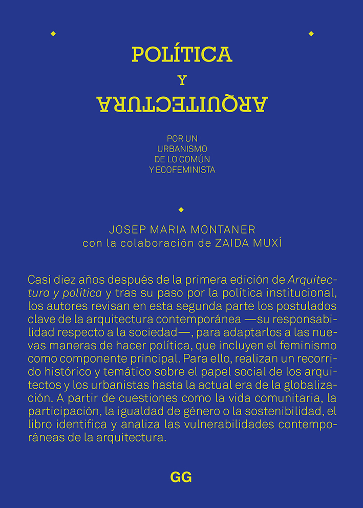 Política y arquitectura. Por un urbanismo de lo común y ecofeminista