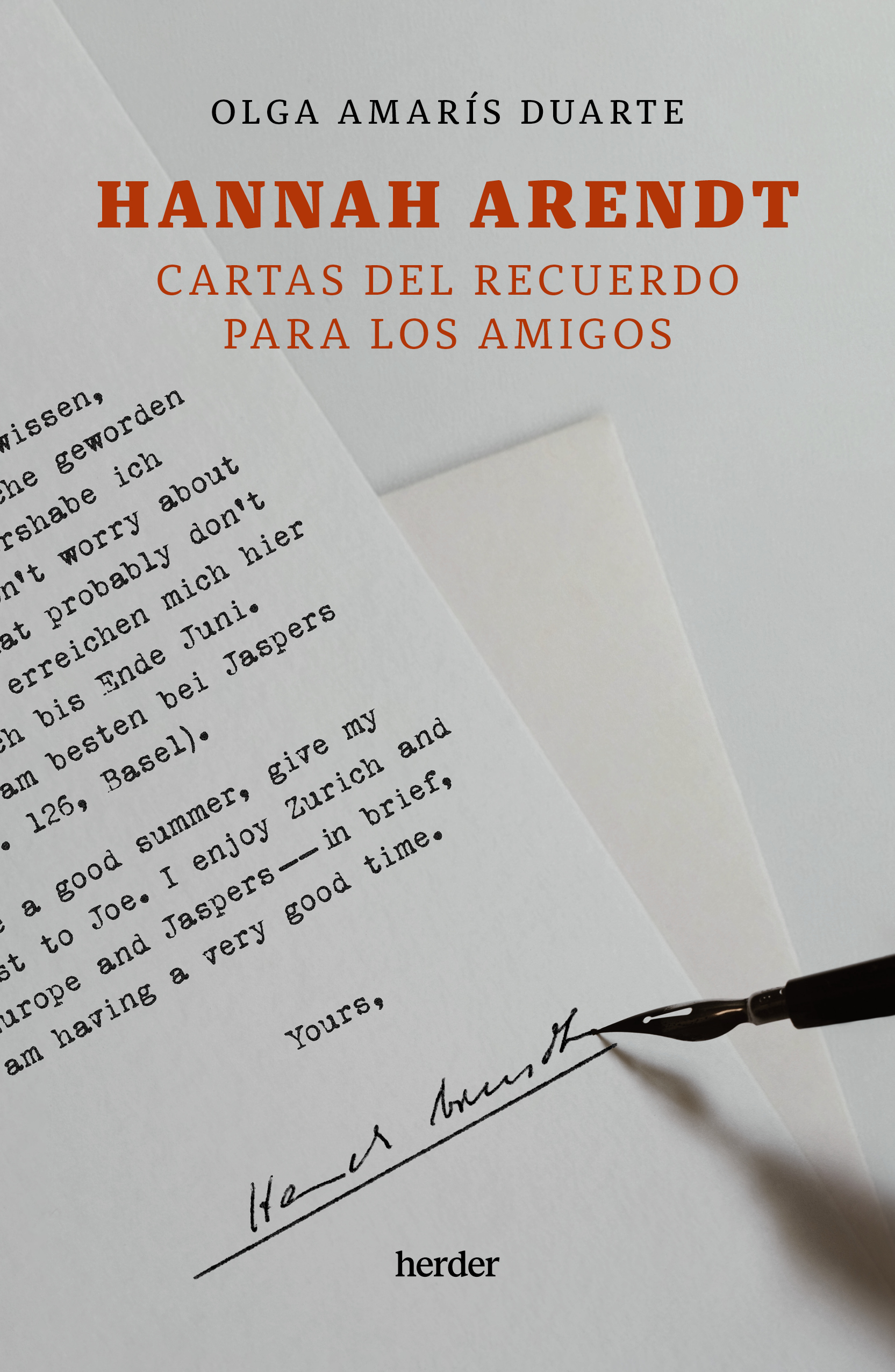 Hannah Arendt: cartas del recuerdo para los amigos