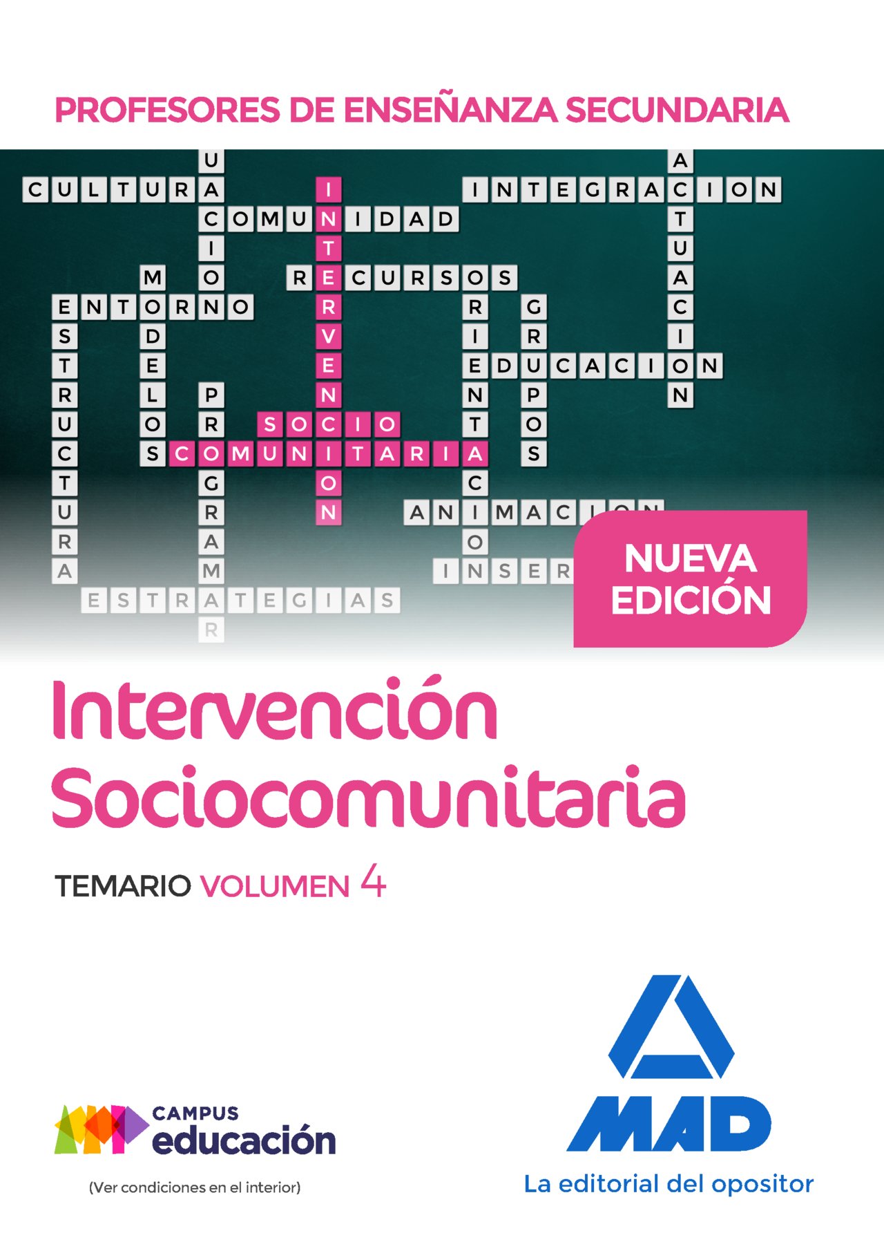 Profesores de Enseñanza Secundaria Intervención Sociocomunitaria. Temario volumen 4