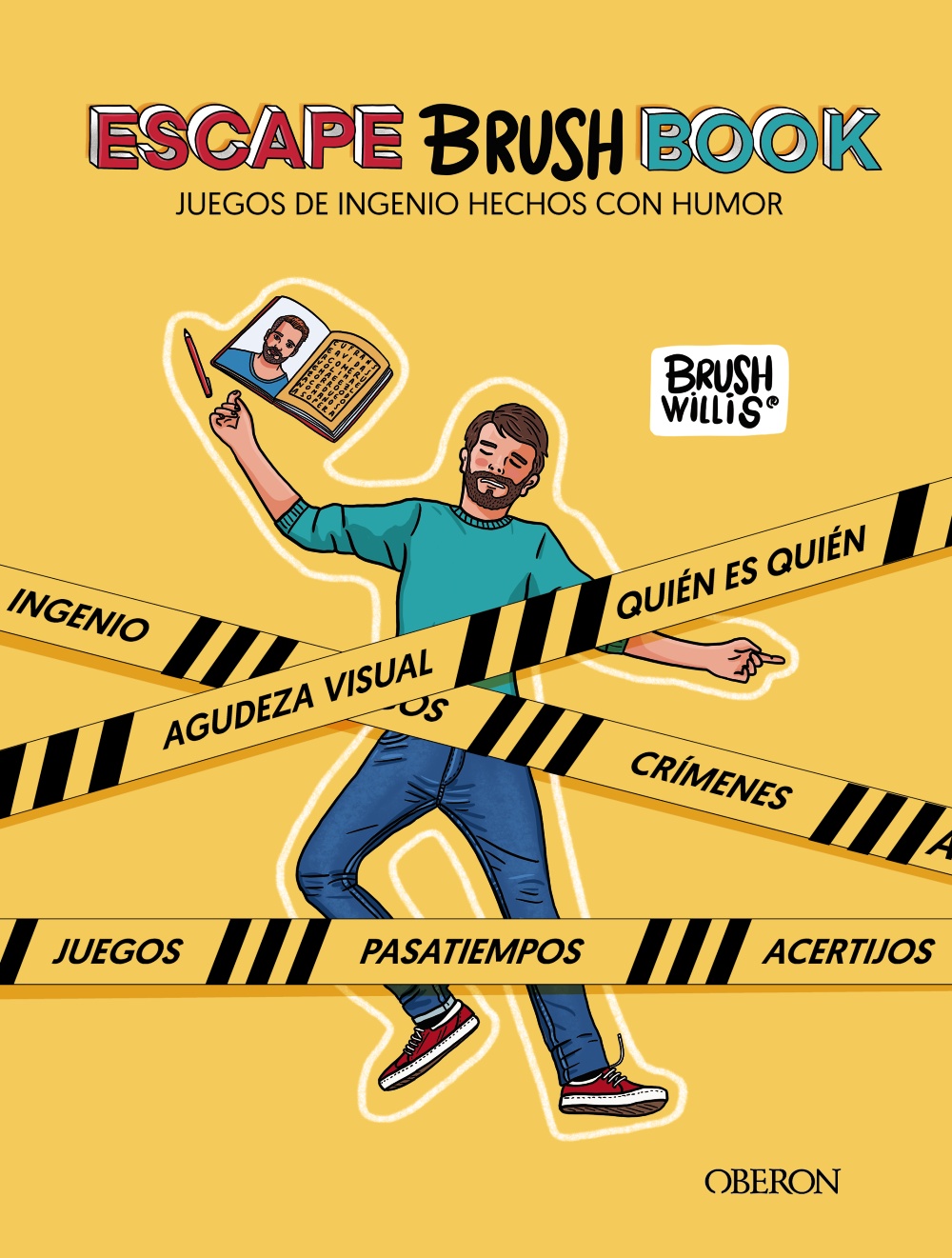 ESCAPE BRUSH BOOK. Juegos de ingenio hechos con humor