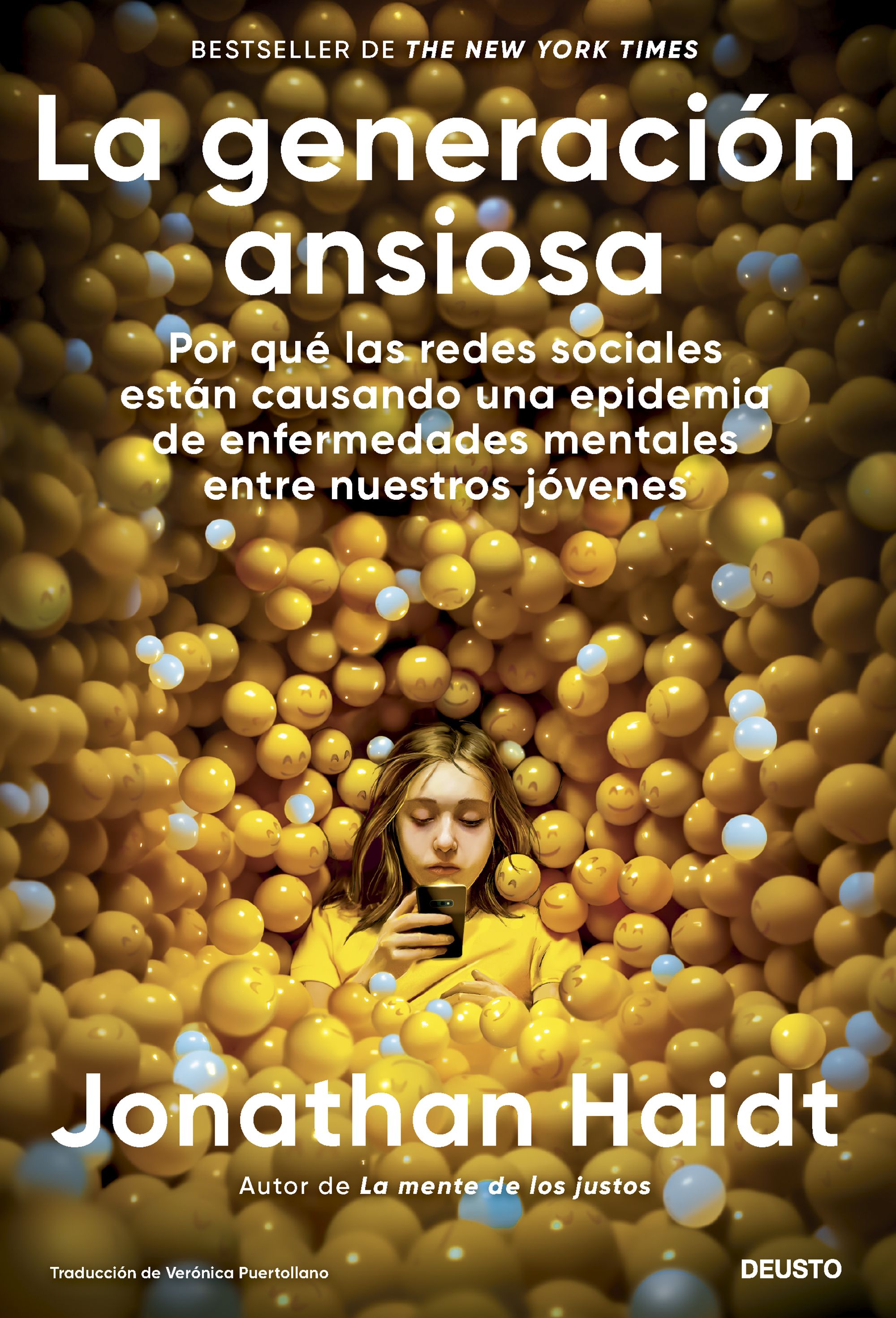 La generación ansiosa. Por qué las redes sociales están causando una epidemia de enfermedades mentales entre nuestros jóvenes