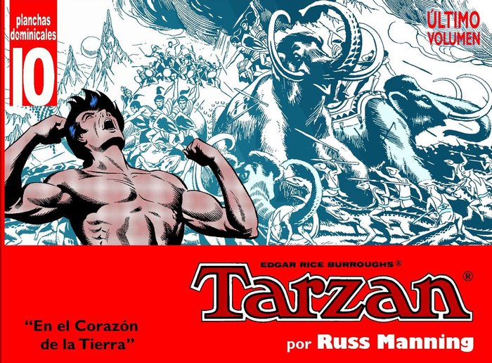 TARZAN PLANCHAS DOMINICALES 10 EN EL CORAZON DE LA TIERRA