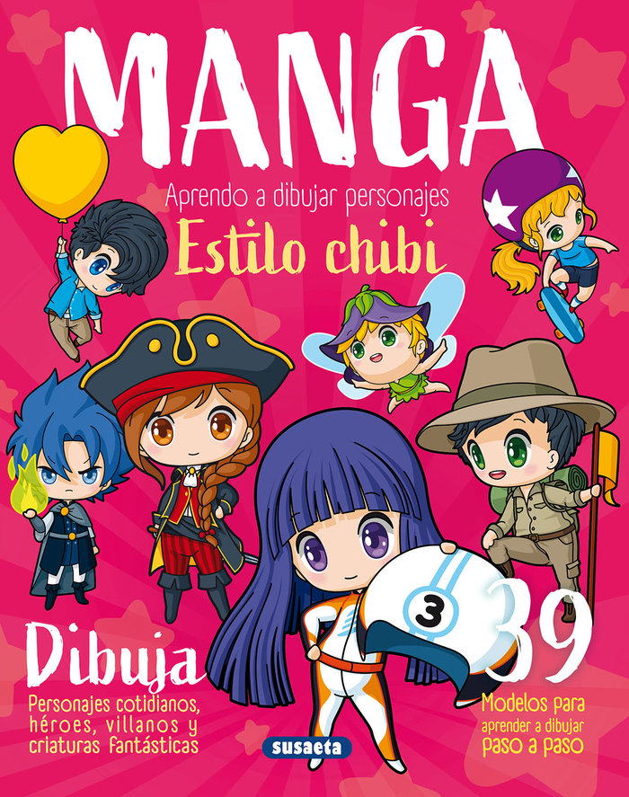 MANGA APRENDO A DIBUJAR PERSONAJES ESTILO CHIBI