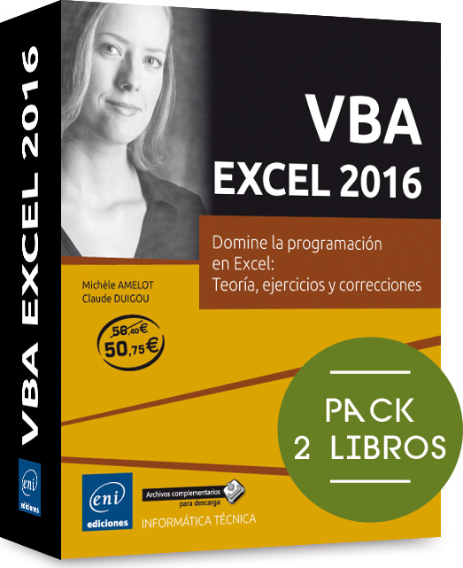 VBA eXCEL 2016. Domine la programación en excel, teoría , ejercicios y correcciones