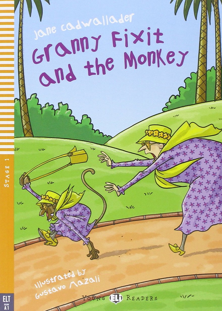 Young ELI Readers - Granny Fixit And The Monkey + Audio-CD - Stage 1 - below A1 Starters