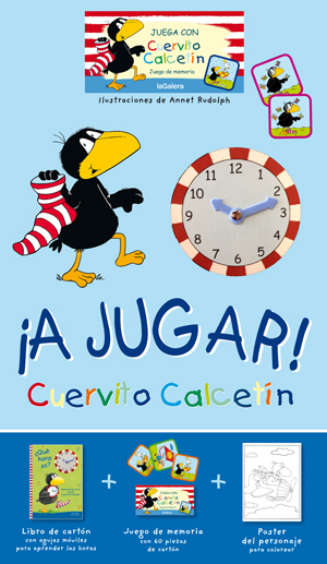 Cuervito Calcetín. ¡A JUGAR! (caja)