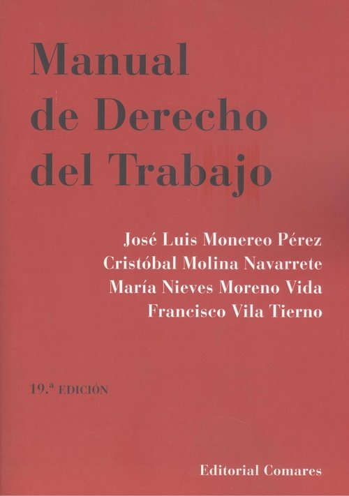 MANUAL DE DERECHO DEL TRABAJO (19 ED.)