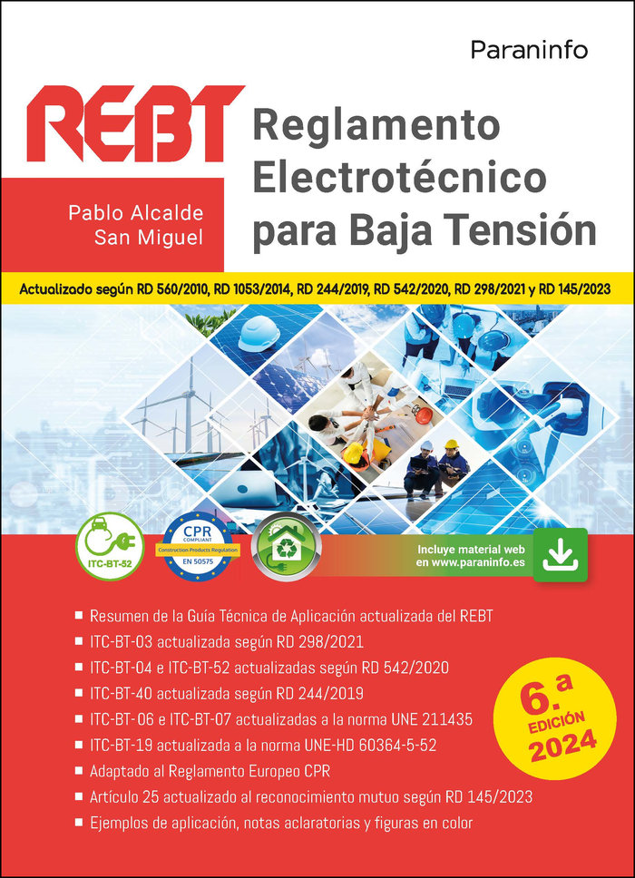 Reglamento electrotécnico para baja tension  6.ª edicion 2024