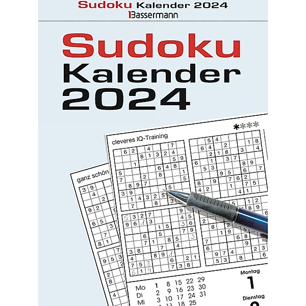 Sudokukalender 2024. Der beliebte Abreißkalender mit 800 Zahlenrätseln