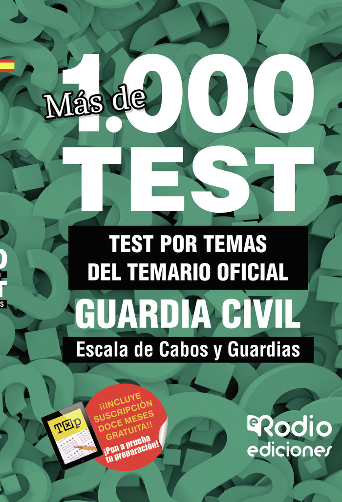 GUARDIA CIVIL 2023 ESCALA DE CABOS Y GUARDIAS. TEST DEL TEM