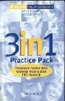 In English pre-intermediate  3 in 1 Practice Pack