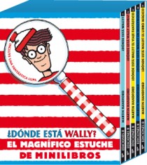 Estuche minilibros con lupa DÓNDE ESTÁ WALLY