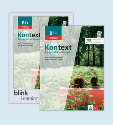 Kontext B1+ express - Kurs- und Übungsbuch mit Audios