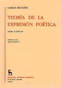 Teoría de la expresión poética. 2 vols.