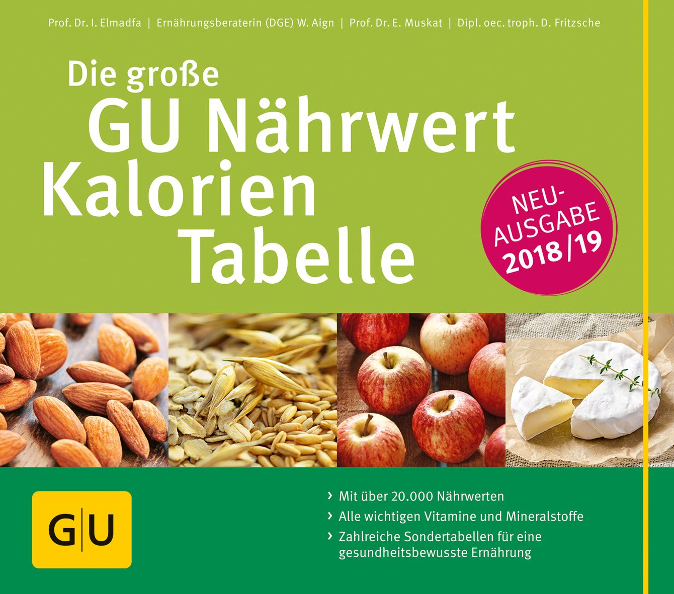 Die große GU Nährwert-Kalorien-Tabelle 2018/19