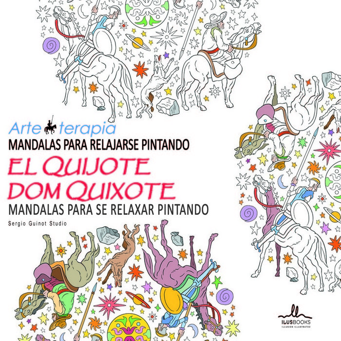 Mandalas para relajarse pintando EL QUIJOTE