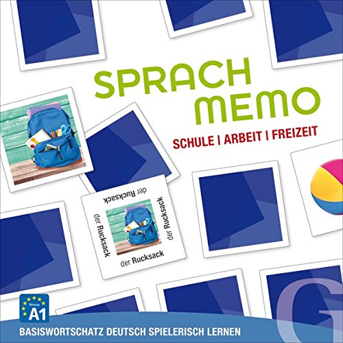 Sprachmemo Deutsch: Schule, Arbeit, Freizeit (juego)