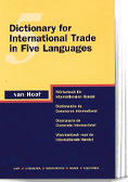 Dictionary for international trade in five languages