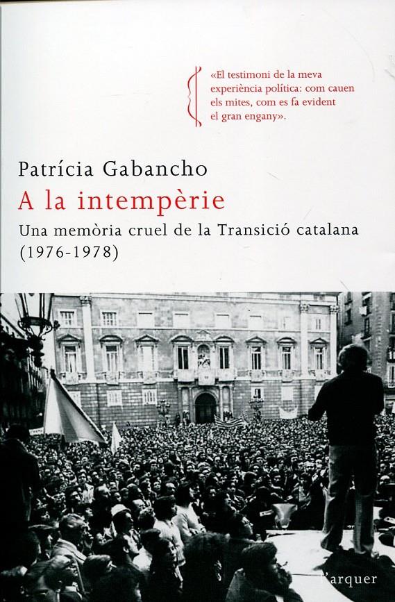 A la intemperie. Una memòria cruel de la Transició catalana (1976-1978)