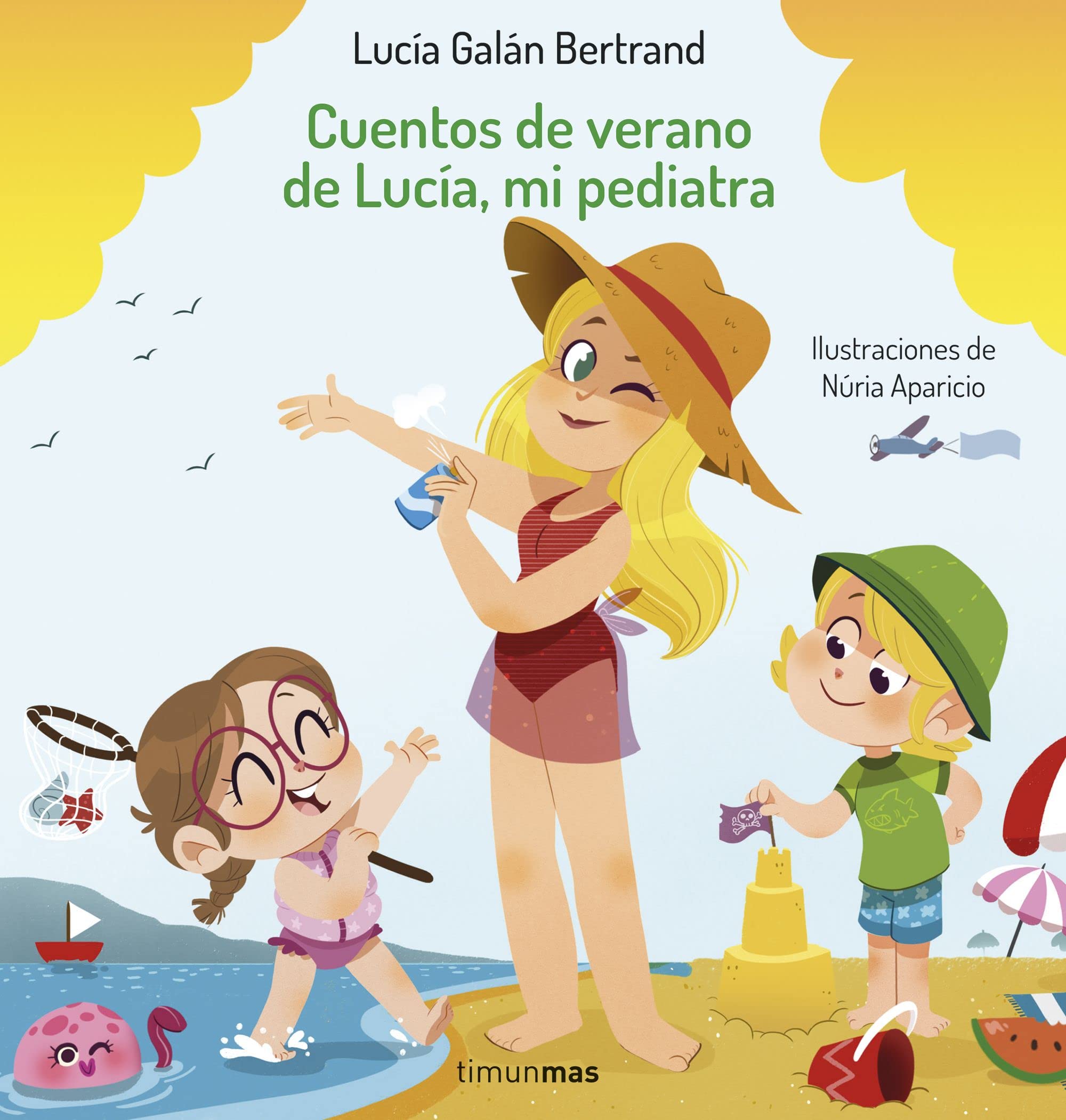 Cuentos de verano de Lucía, mi pediatra. Ilustraciones de Núria Aparicio