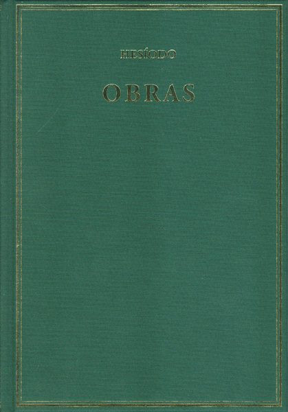 Obras: Teogonía. Trabajos y días. Escudo