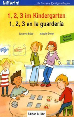 1, 2, 3 im Kindergarten/1, 2, 3 en la guardería (bilingüe)