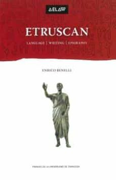 Etruscan: Language, writing, epigraphy