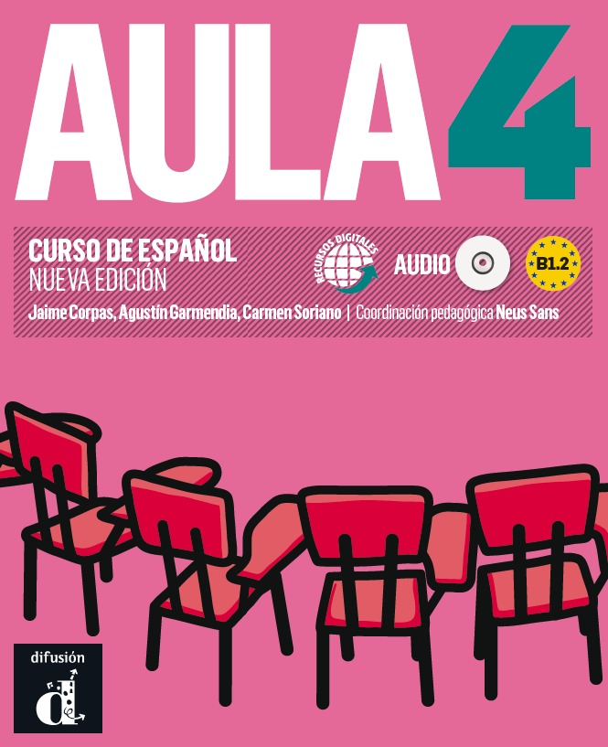 Aula 4 Nueva edición B1.2 Libro del alumno + Audio CD+Mp3