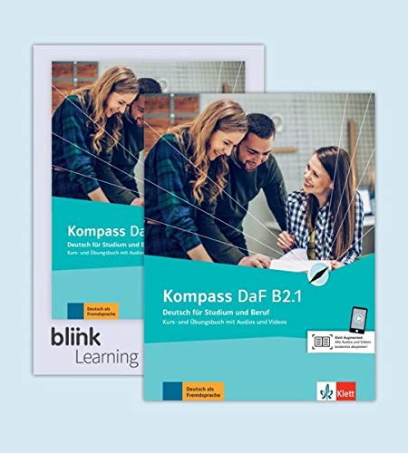 Kompass DaF B2.1 - Media Bundle Deutsch für Studium und Beruf Kurs- und Übungsbuch mit Audios/Videos inklusive Lizenzcode für das Kurs- und Übungsbuch mit interaktiven Übungen Teil 1