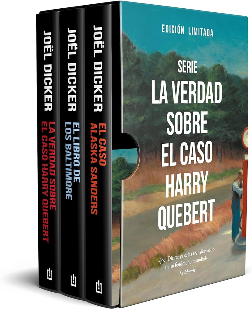 Estuche Joel Dicker ( La verdad sobre el caso Harry Quebert · El libro de los Baltimore · El caso de Alaska Sanders)