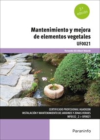 MANTENIMIENTO Y MEJORA DE ELEMENTOS VEGETALES