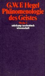 Phänomenologie des Geistes-Werke 3