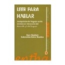 Leer para hablar