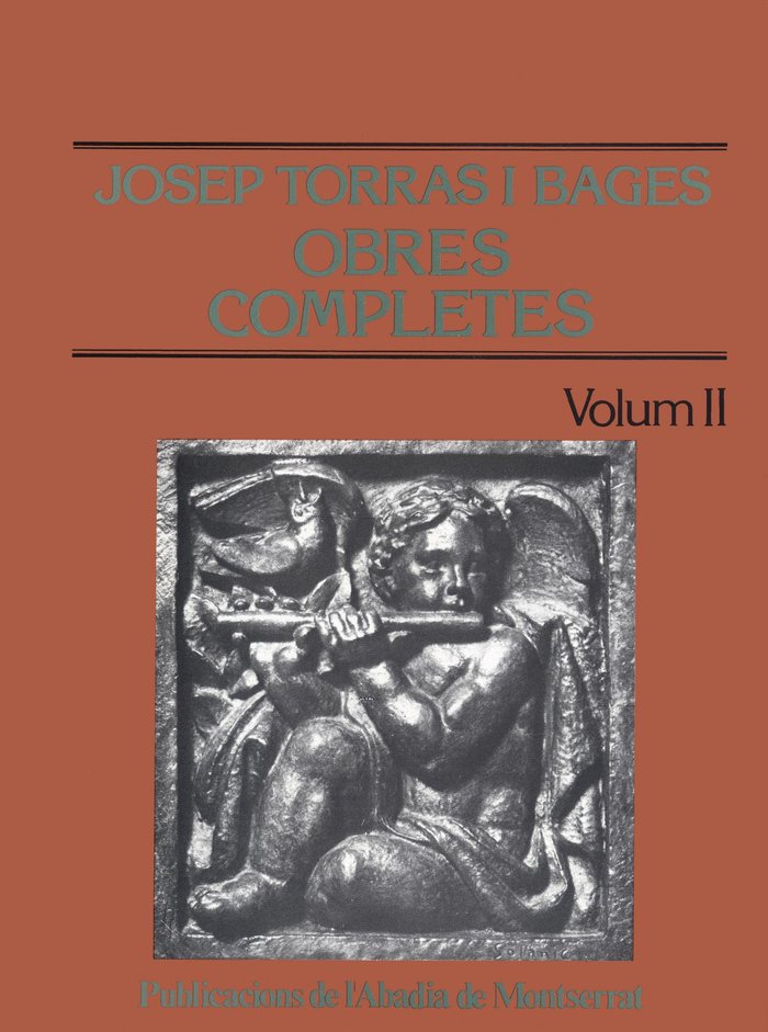 Obres completes de Josep Torras i Bages, Volum II