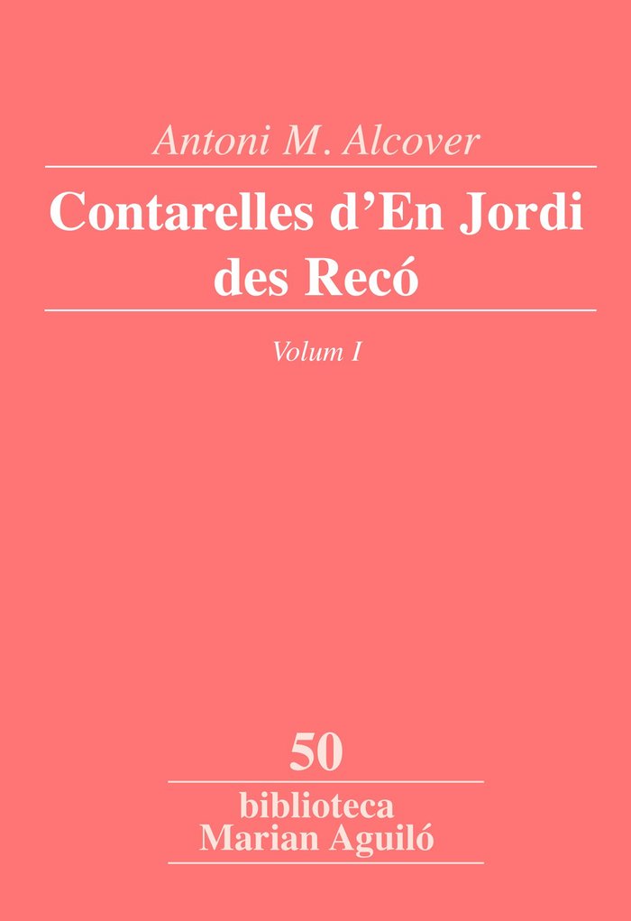 Contarelles d'En Jordi des Recó, Vol. 1