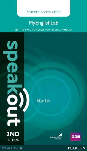 SPEAKOUT STARTER 2ND EDITION MYENGLISHLAB STUDENT ACCESS CAR