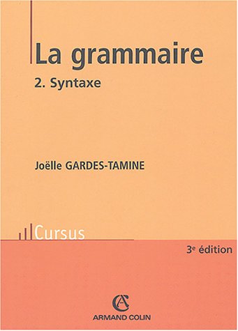 Grammaire T2 Syntaxe