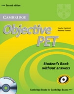 Cambridge Objective PET Student´s Book without answers + CD-Rom