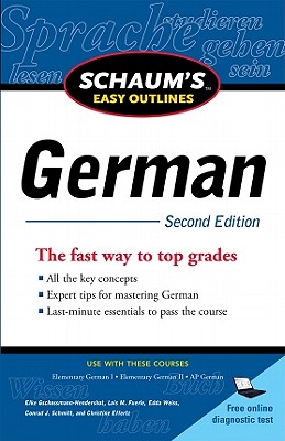 German. Schaum's Easy Outlines