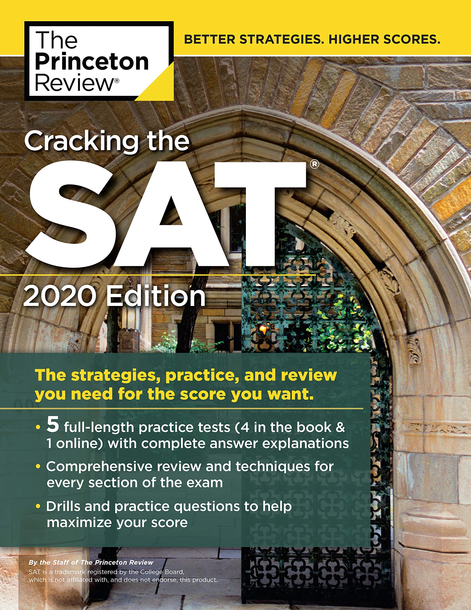 Cracking The SAT With 5 Practice Tests - 2020 Edition