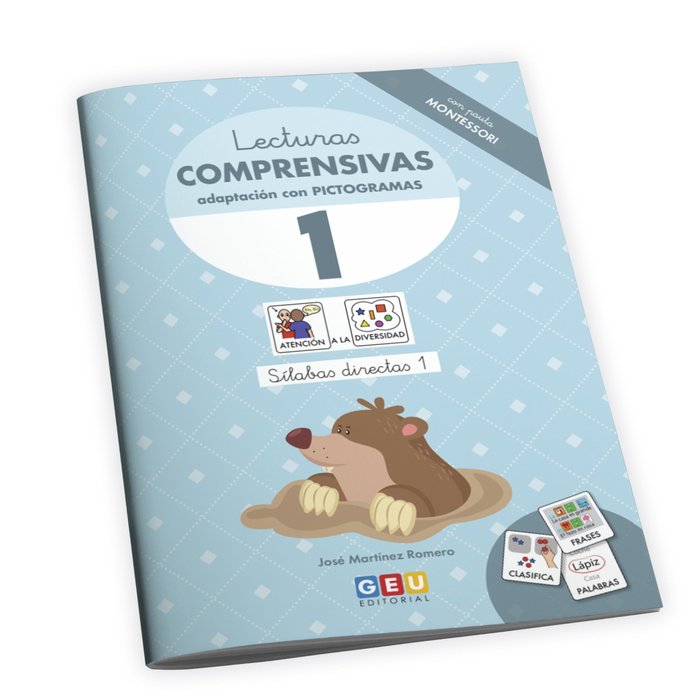 LECTURAS COMPRENSIVAS 1 EI CON PICTOGRAMAS PAUTA MONTESSORI