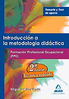 Introducción a la metodología didáctica. Formación Profesional ocupacional. Temario y test de ajuste.