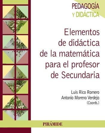 Elementos de didáctica de la matemática para el profesor de Secundaria